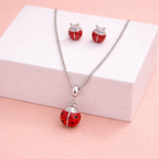 Cute Ladybug Pendant Set for Kids