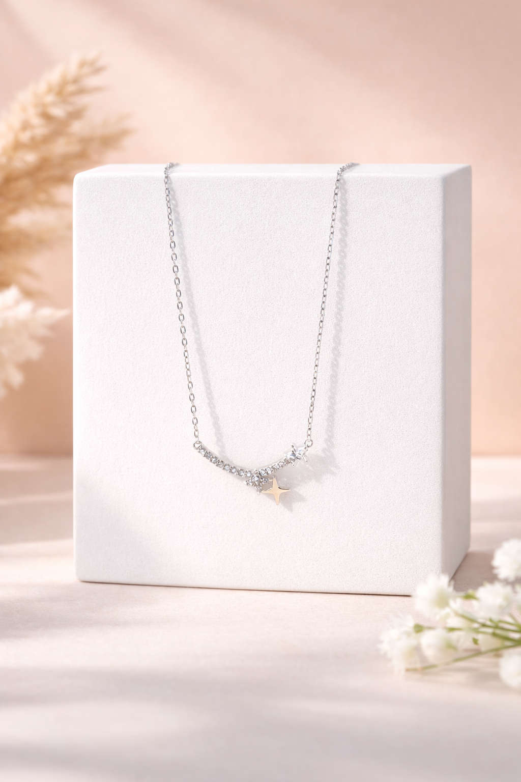 Celestial Star Bar Necklace