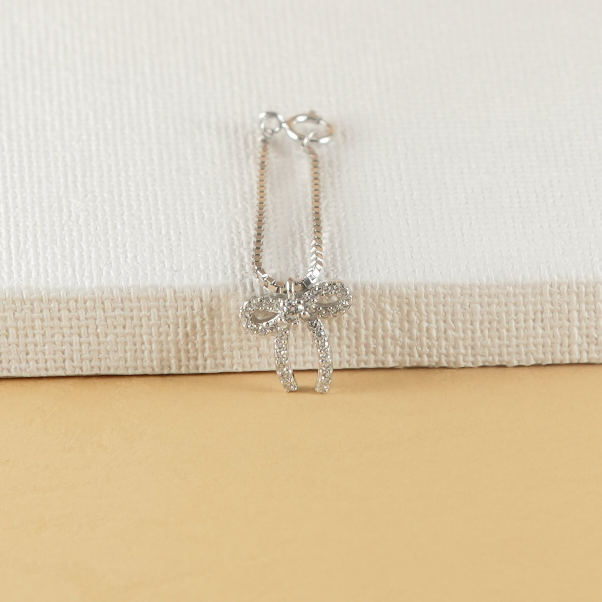 925 Silver Bow Watch Charm
