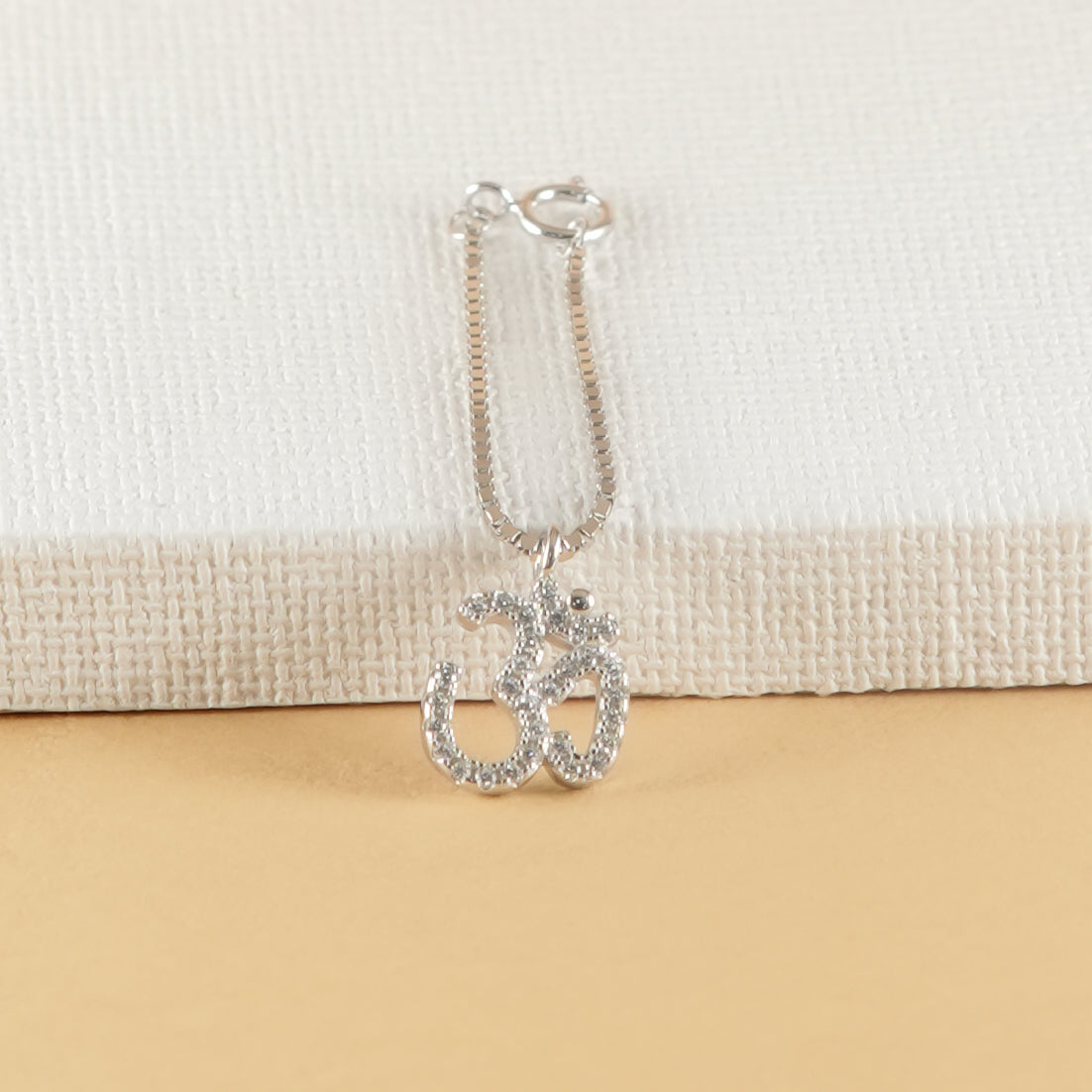 925 Silver Om Watch Charm