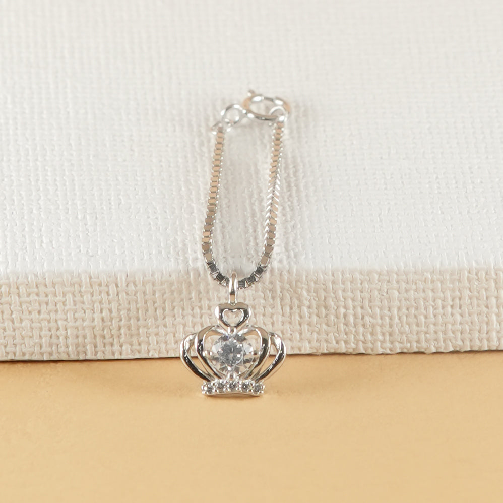 925 Silver Crown Watch Charm