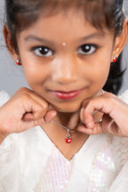 Cute Ladybug Pendant Set for Kids