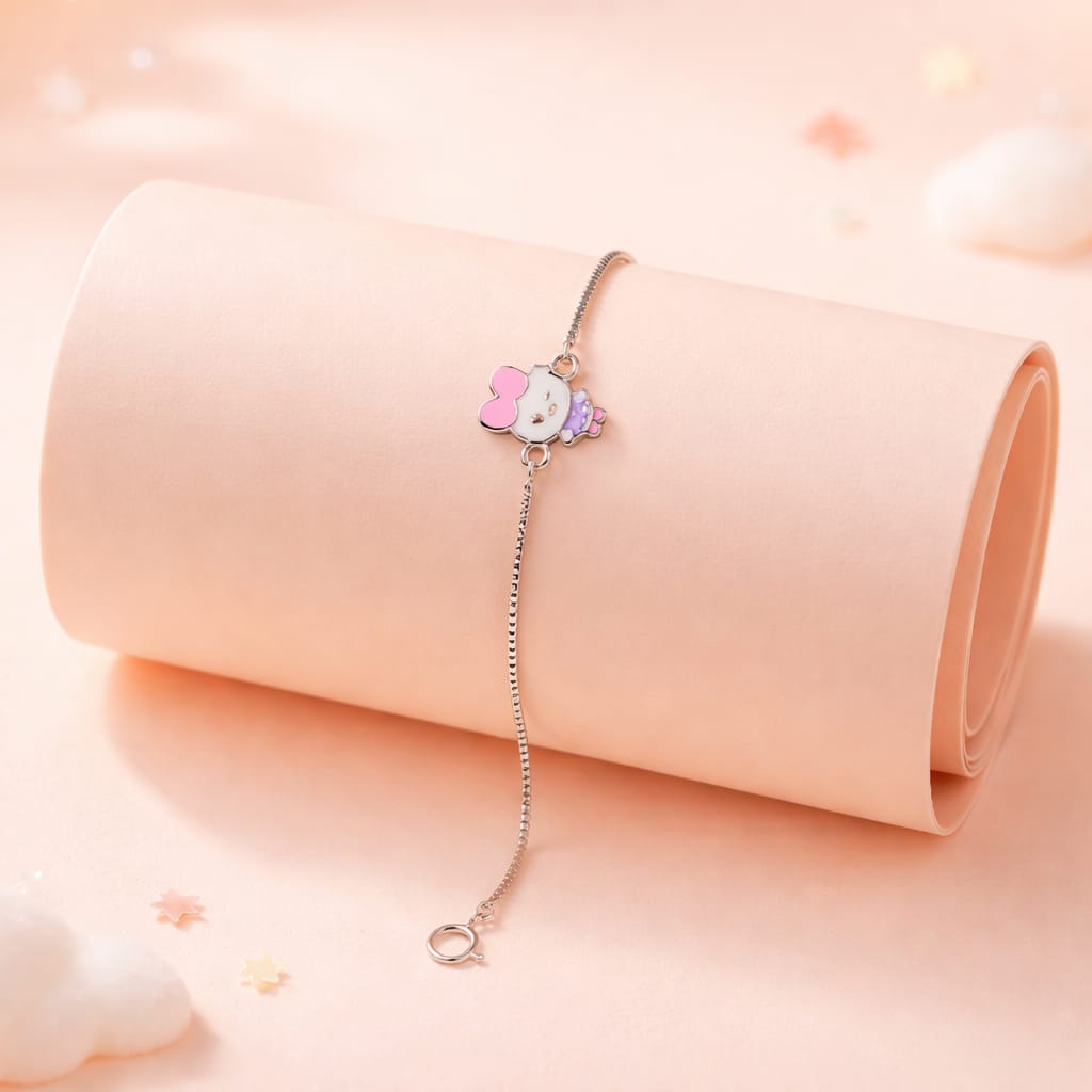 Cute Cartoon Girl Kids Bracelet