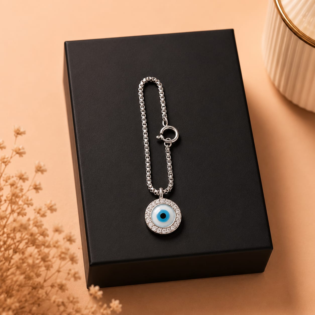 Evil Eye Protection Watch Charm