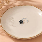 Silver Floral Piercing Nose Pin