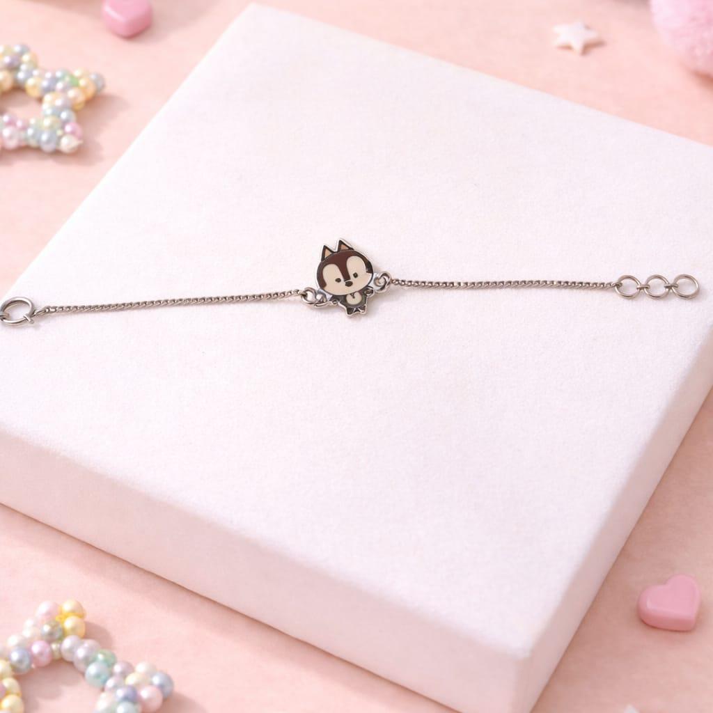 Cute Chipmunk Cartoon Kids Bracelet
