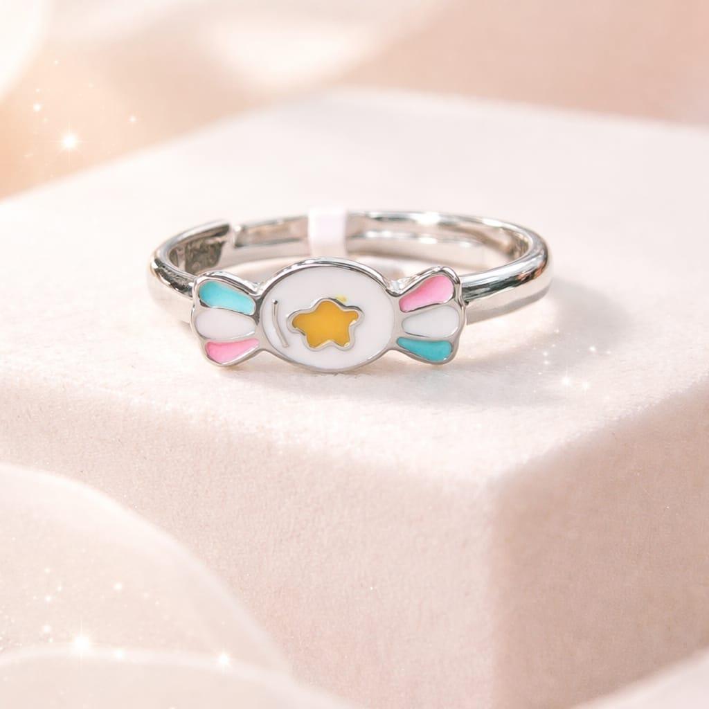 Cute Candy Star Kids Adjustable Ring